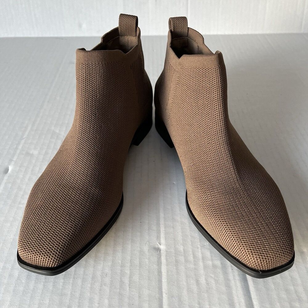 Vivaia Ryan Pro Square Toe Water Repellent Slip On Chelsea Boots Low Heel 39.5 - Picture 10 of 15